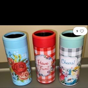 Pioneer woman slim can stainless steal.